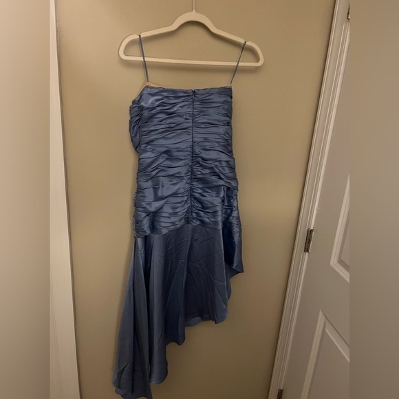 Cinq a Sept ELIZA Strapless Silk DRESS - Picture 9 of 10